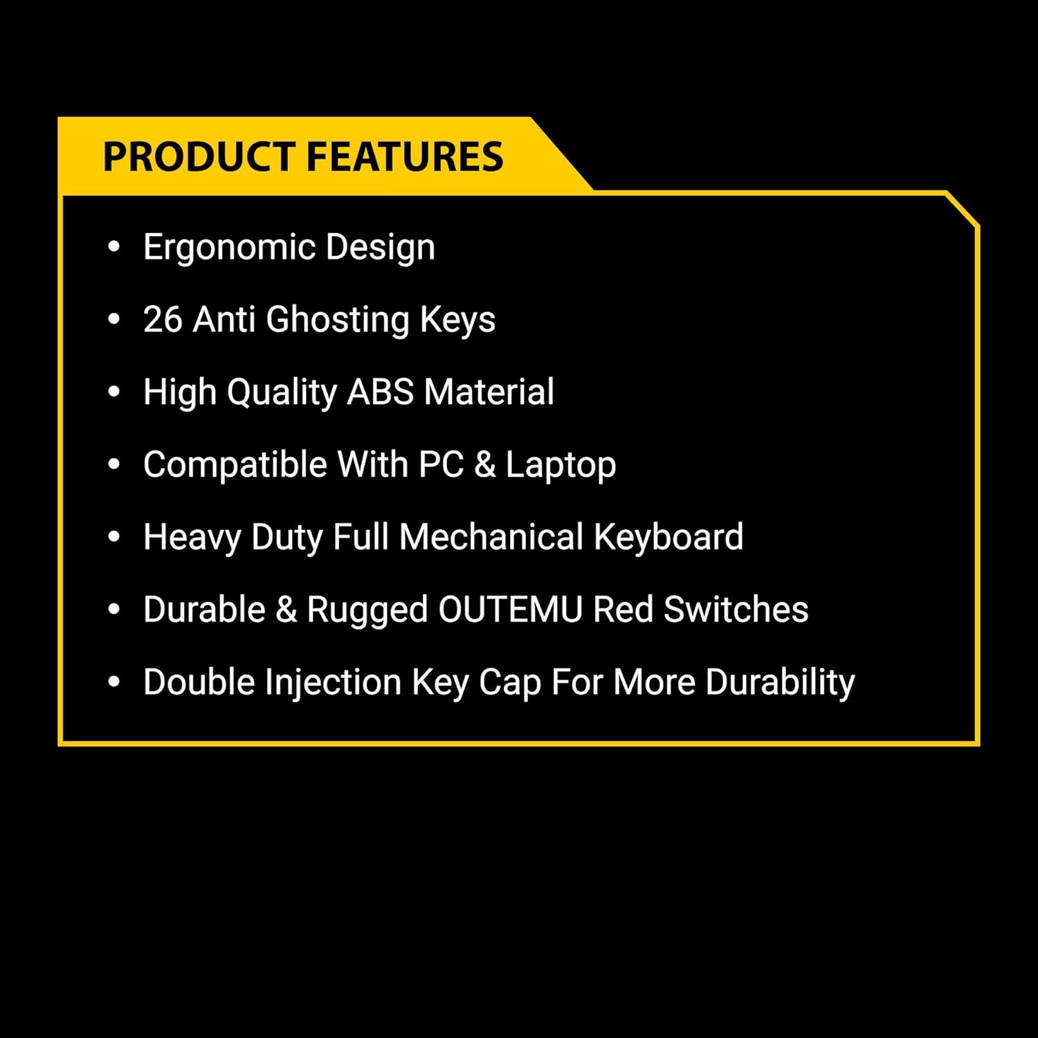 ANT ESPORTS MK3200 V2 MECHANICAL BACKLIT GAMING KEYBOARD - Image 6