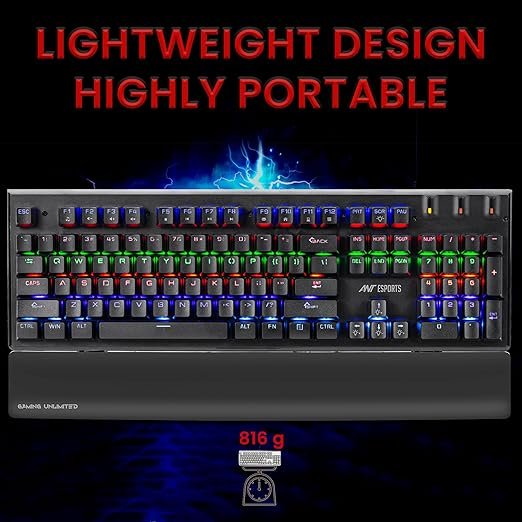 ANT ESPORTS MECHANICAL BACKLIT GAMING KEYBOARD - Image 3