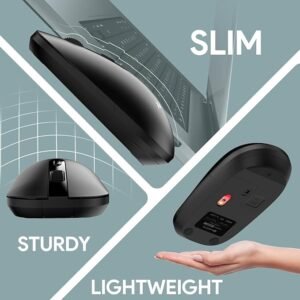 HUSHPRO EDGE ERGONOMIC AND SLIM WIRELESS MOUSE