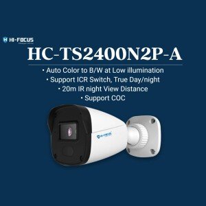2.4MP BULLET HD CAMERA HC-TS2400N2P-A