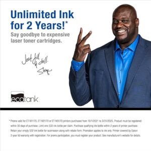 EPSON ECOTANK W/L PRINTER WHITE